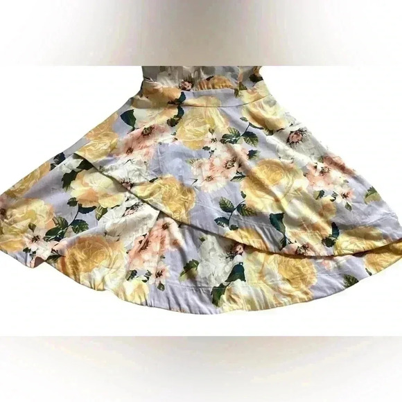 NWT Speechless A-Line Crossback Spaghetti Strap Floral Dress Sz Jrs. 7 - Picture 3 of 7